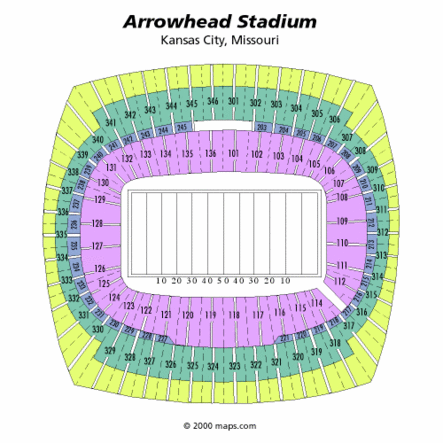 Kansas City Chiefs Seating Chart